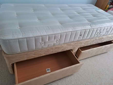 Photo of free Single standard divan bed with 2 drawers and mattress (Cold Norton CM3) #1