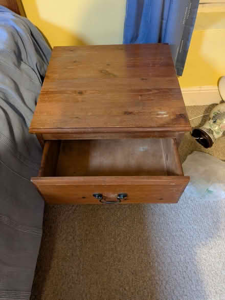 Photo of free Matching pair of pine bedside cabinets (Park Central B15) #2