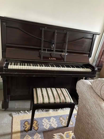 Photo of free Piano and piano stool (Ravenstonedale CA17) #2