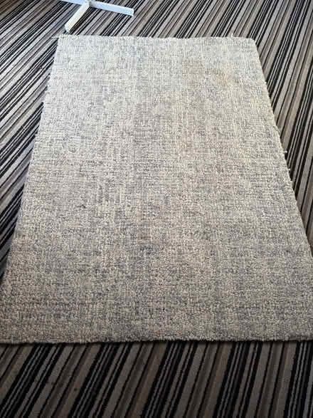 Photo of free Blue rug (Borrowash DE72) #1