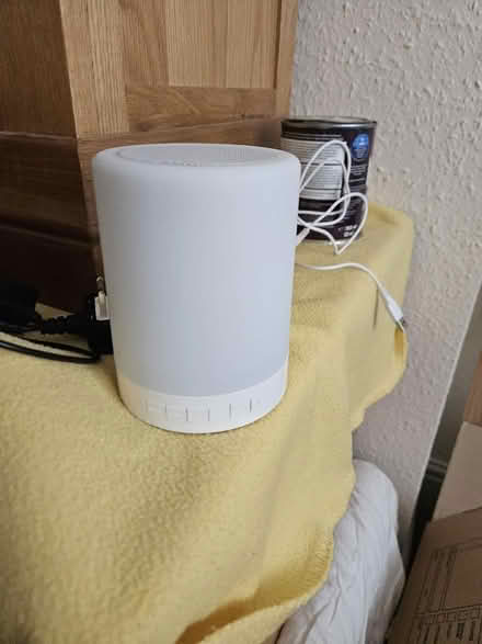 Photo of free White speaker lamp (M40 Clayton bridge) #1