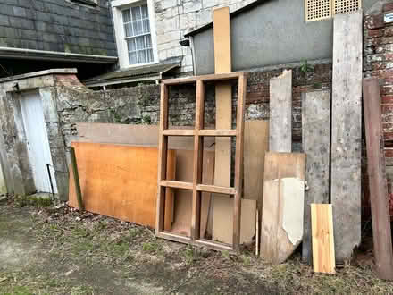 Photo of free Various timber, large panel, hardwood window frame unused. (Rodwell DT4) #1