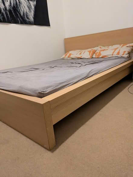 Photo of free Large double bed frame (Cr0) #3