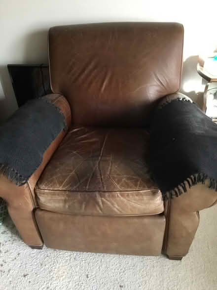 Photo of free Leather recliner (South Redondo) #2