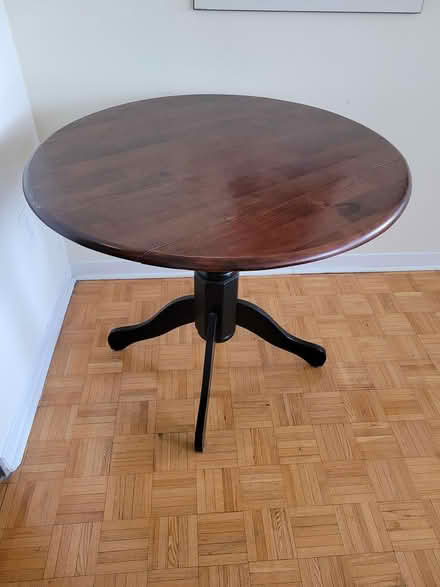 Photo of free Small wooden dining table (Bay and Bloor) #1