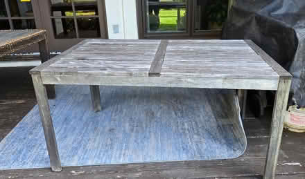 Photo of free Teak outdoor table (Encinitas) #1