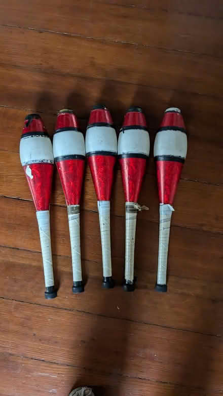 Photo of free Five juggling clubs (Central Berkeley) #1