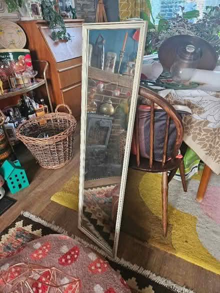 Photo of free 2 x bronze "industrial "light shades and 1 x long mirror (Emsworth PO10) #3