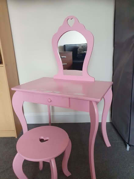 Photo of free Girls pink dressing table with stall (CO12) #1