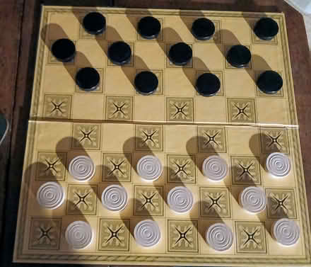 Photo of free Vintage set of draughts with board (Minster Lovell OX29) #1