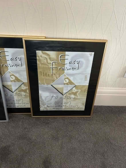 Photo of free 4 easy fit picture frames. 40x50cm (Mansfield nottinghamshire) #2