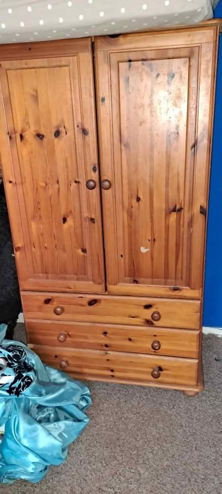 Photo of free Childs pine wardrobe (Churchdown) #1