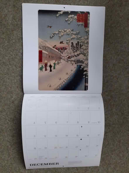 Photo of free Japanese Art calendar for pictures (Harrogate HG2) #2