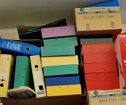 Photo of free Box files and folders as per picture (Vicars Cross CH3) #1