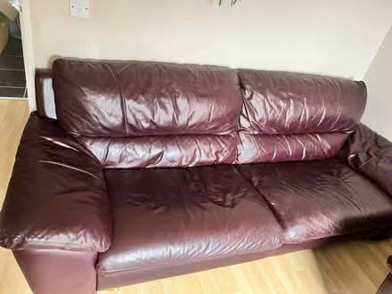 Photo of free 3 seater and 1 seater leather - Immediate pick up (Quinton B32) #2