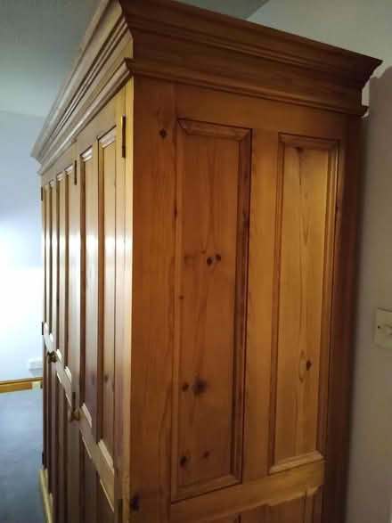 Photo of free Pine triple wardrobe (YO24 Woodthorpe) #3