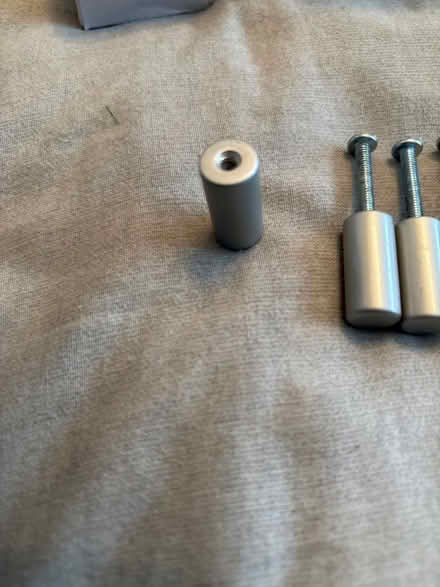 Photo of free Small cabinet brushed steel knobs (Woking GU21) #2