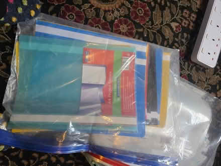 Photo of free Plastic folders (Chapeltown S35) #1