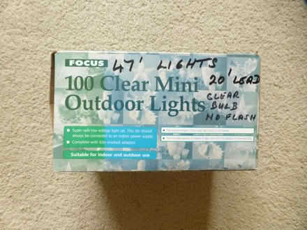 Photo of free outside mini lights new (Llandegley LD1) #1