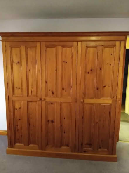 Photo of free Pine triple wardrobe (YO24 Woodthorpe) #1