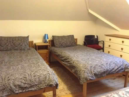 Photo of free Wooden slatted beds with nearly new mattresses (Boscombe BH7) #1