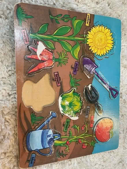 Photo of free Wooden puzzle - gardening (Pinkneys Green SL6) #2