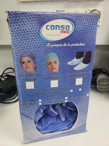 Photo of free Box of paper surgical caps (Appleby-in-Westmorland CA16) #2