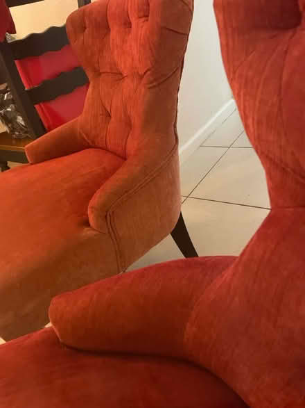 Photo of free Red accent chairs (Satellite beach) #2