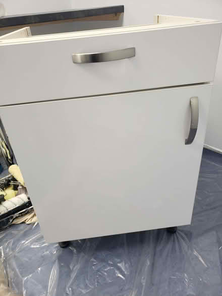 Photo of free White kitchen cupboard with drawer (Appleby-in-Westmorland CA16) #2