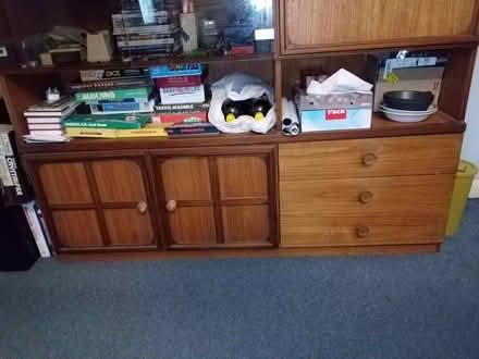 Photo of free Wood sideboard with drinks cabinet (Tonbridge) #2