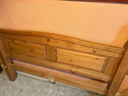 Photo of free Pine double bed frame (CO12) #1