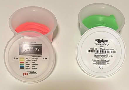 Photo of free 2 small tubs Therapy Putty (UWS 97St & West End Ave) #1