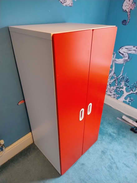 Photo of free Small red wardrobe (Camden) #1