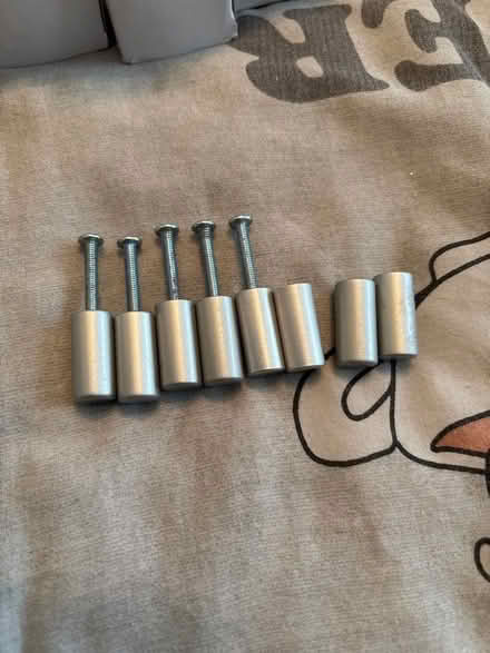 Photo of free Small cabinet brushed steel knobs (Woking GU21) #1