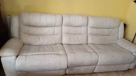 Photo of free Recliner leather sofa (SL3) #1