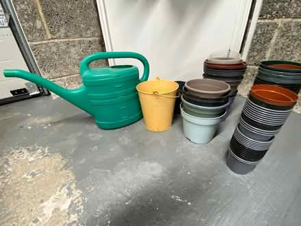 Photo of free Plant pots, watering can & seeds (Wheatley HX2) #1