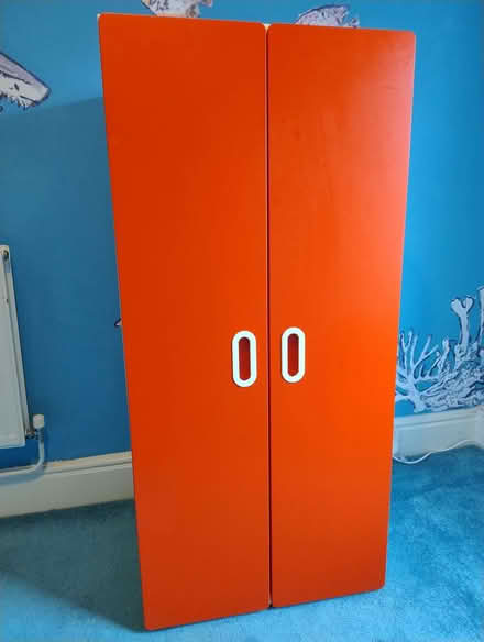 Photo of free Small red wardrobe (Camden) #3