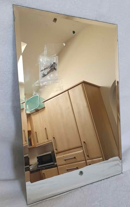 Photo of free Bathroom mirror 18" x 12" (BA3 4XJ Chilcompton village) #1