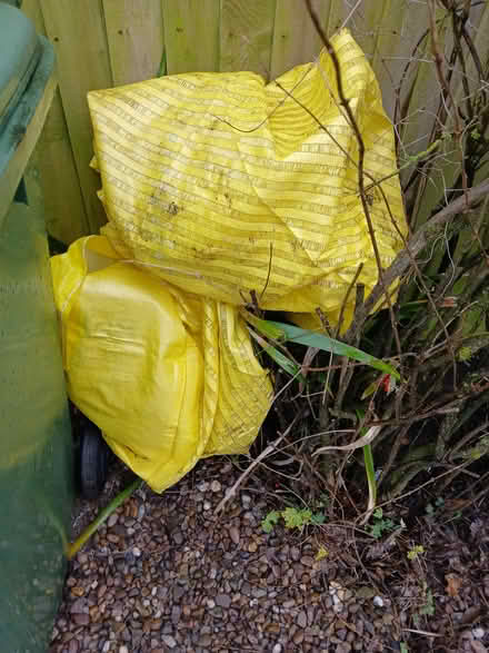 Photo of free Yellow builders dumpy bags (HR2 St Owens Cross) #1