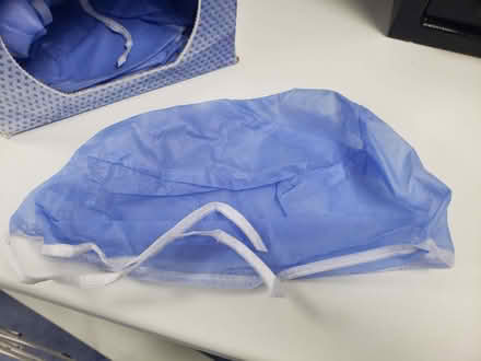 Photo of free Box of paper surgical caps (Appleby-in-Westmorland CA16) #3