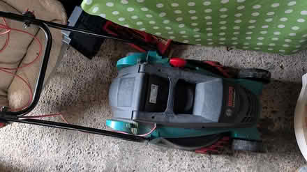 Photo of free Bosch lawn mower Electric (Congleton near centre) #1