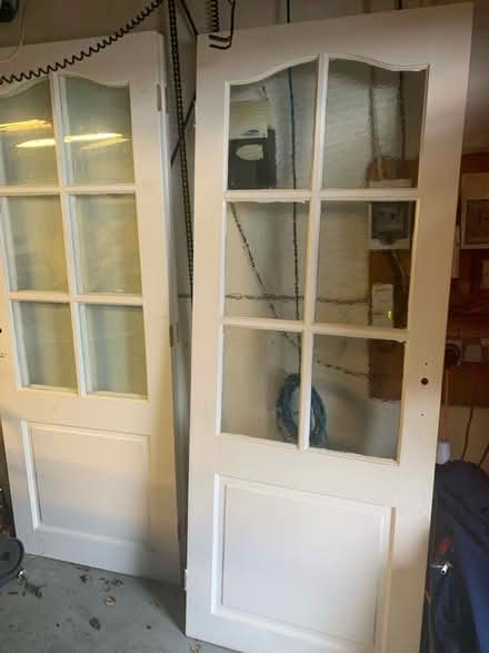 Photo of free 3 Internal 6 panel half glazed doors (Heysham LA3) #1