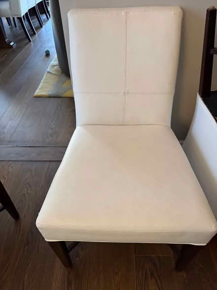 Photo of free White leather Bolier chairs (UWS near AMNH) #2