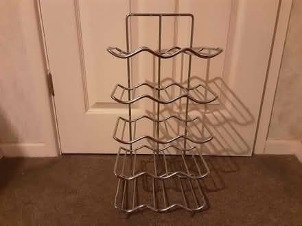 Photo of free Metal Wine Rack (Clare, Suffolk) #1