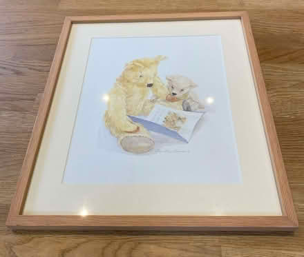 Photo of free Framed 'Once upon a time' Teddy Bear Print (Grange CH48) #1