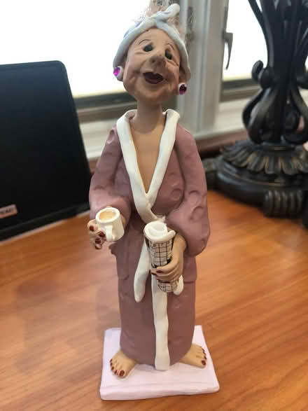 Photo of free Crossword Lady Resin Figurine (Medinah) #1