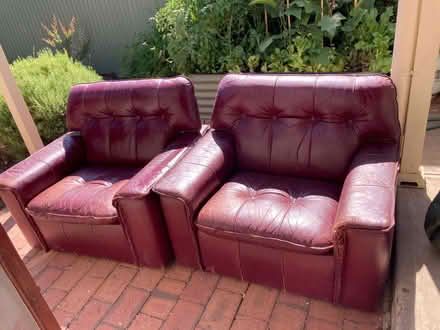 Photo of free Two leather armchairs (Inner south) #1