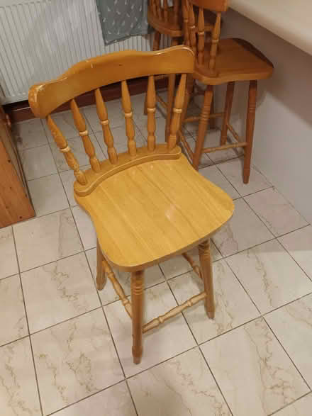 Photo of free Pine bar stools (Fulwood PR2) #2