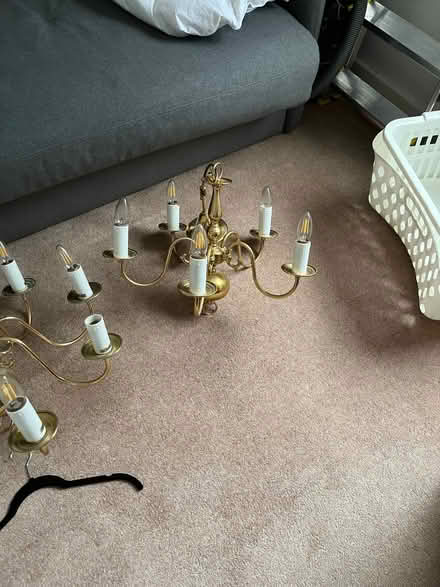 Photo of free Two Brass chandeliers. (Dartmouth Park NW5) #4