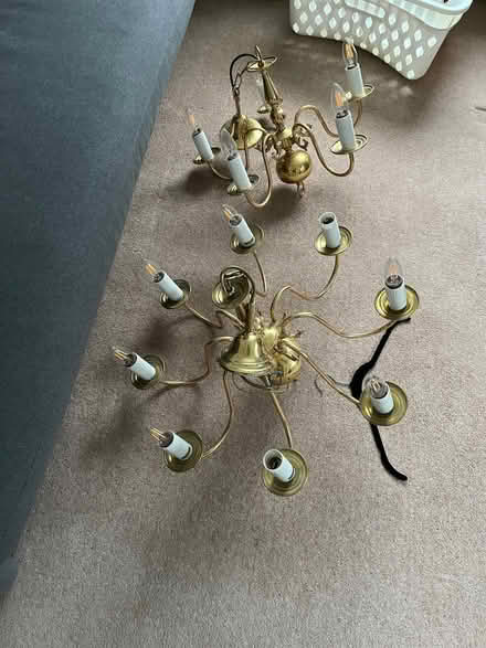 Photo of free Two Brass chandeliers. (Dartmouth Park NW5) #2